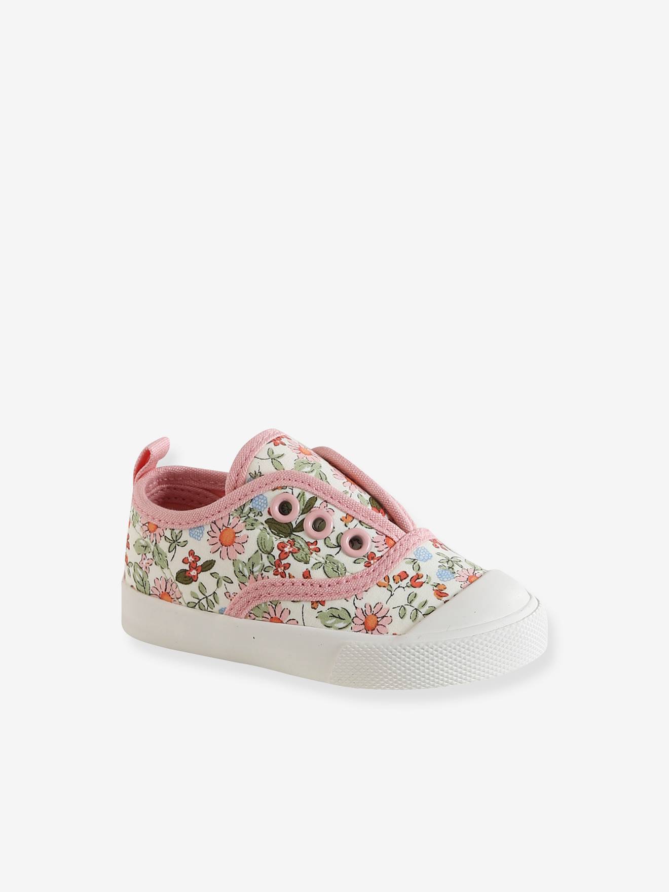 Baby Stoff-Sneakers mit Gummizug Baby Stoff-Sneakers mit Gummizug von Vertbaudet