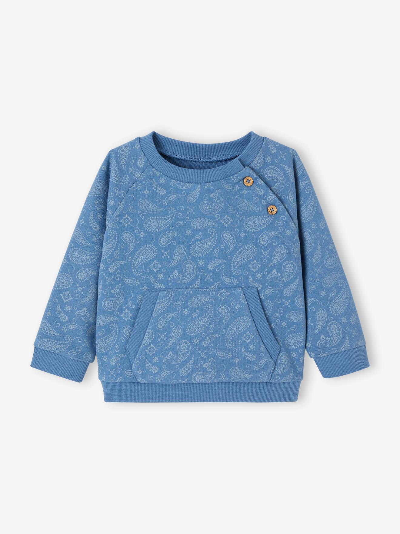 Baby Sweatshirt mit Recycling-Polyester von Vertbaudet