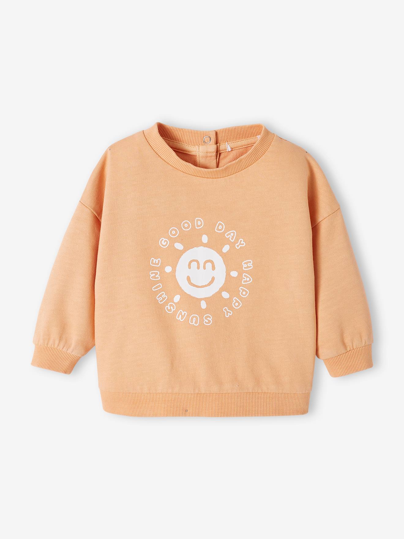 Baby Sweatshirt mit Schriftzug von Vertbaudet