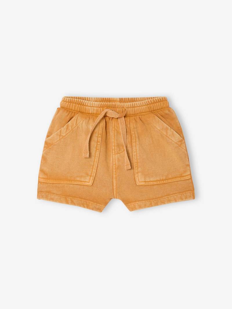 Baby Sweatshorts in Vintage-Optik ocker von Vertbaudet