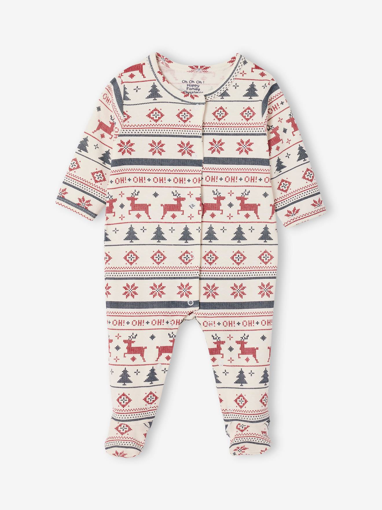 Baby Weihnachts-Schlafanzug Capsule Collection FAMILY HOHOHO von Vertbaudet