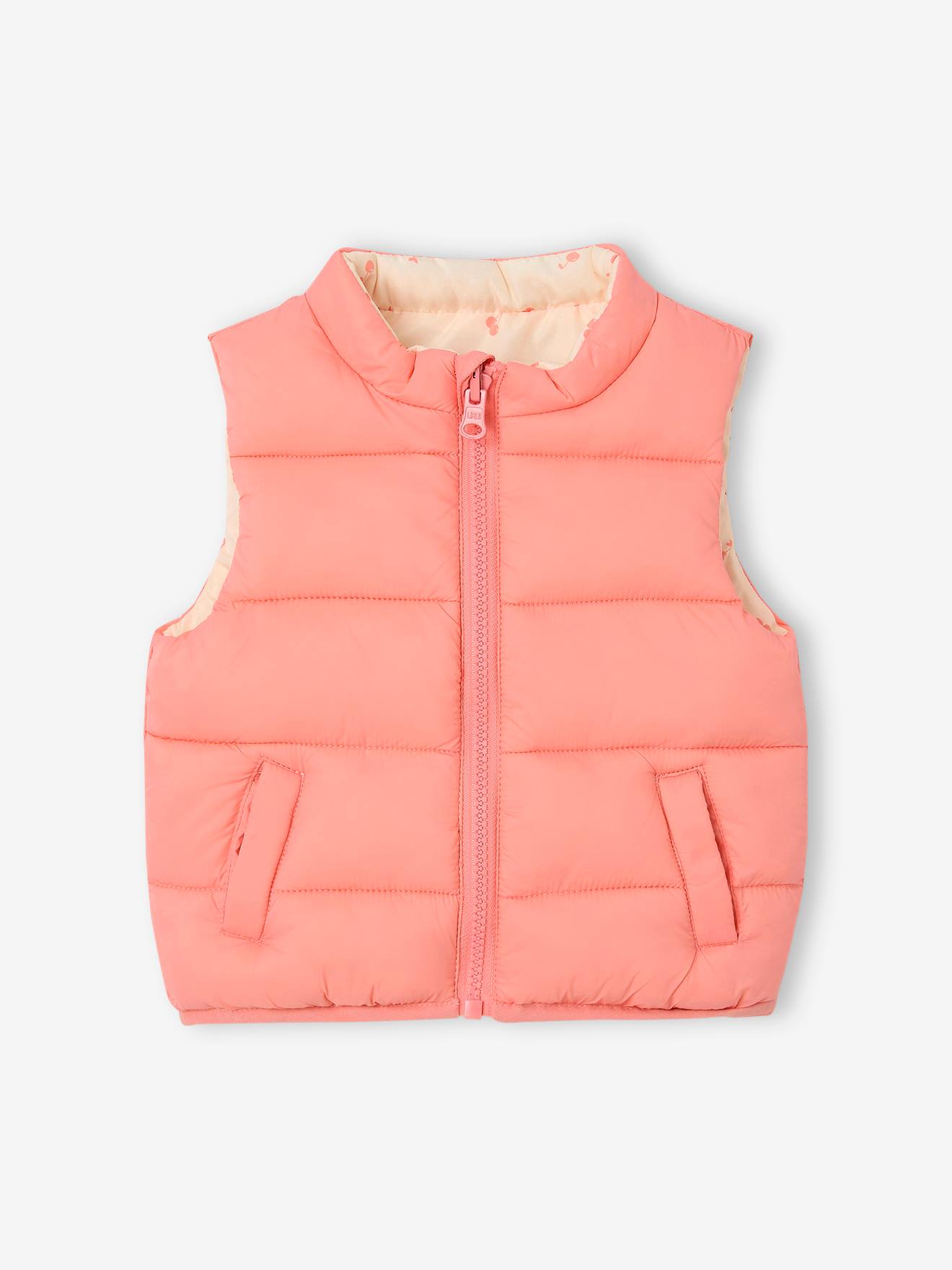 Baby Wende-Steppweste mit Recycling-Polyester Baby Wende-Steppweste mit Recycling-Polyester von Vertbaudet