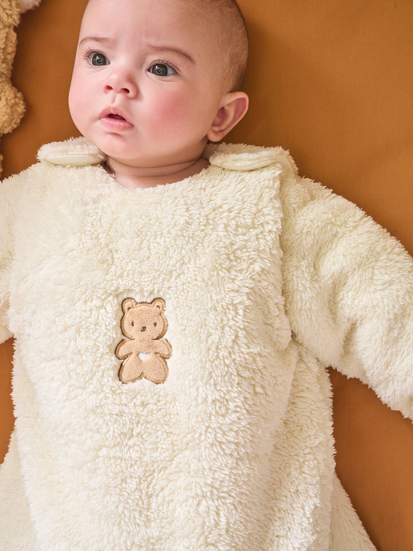 Baby Winterschlafsack KLEINER BÄR mit abnehmbaren Ärmeln von Vertbaudet