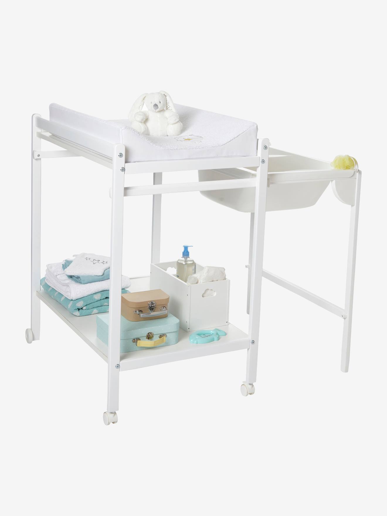 Babyzimmer Wickeltisch mit Badewanne MAGICTUB von Vertbaudet