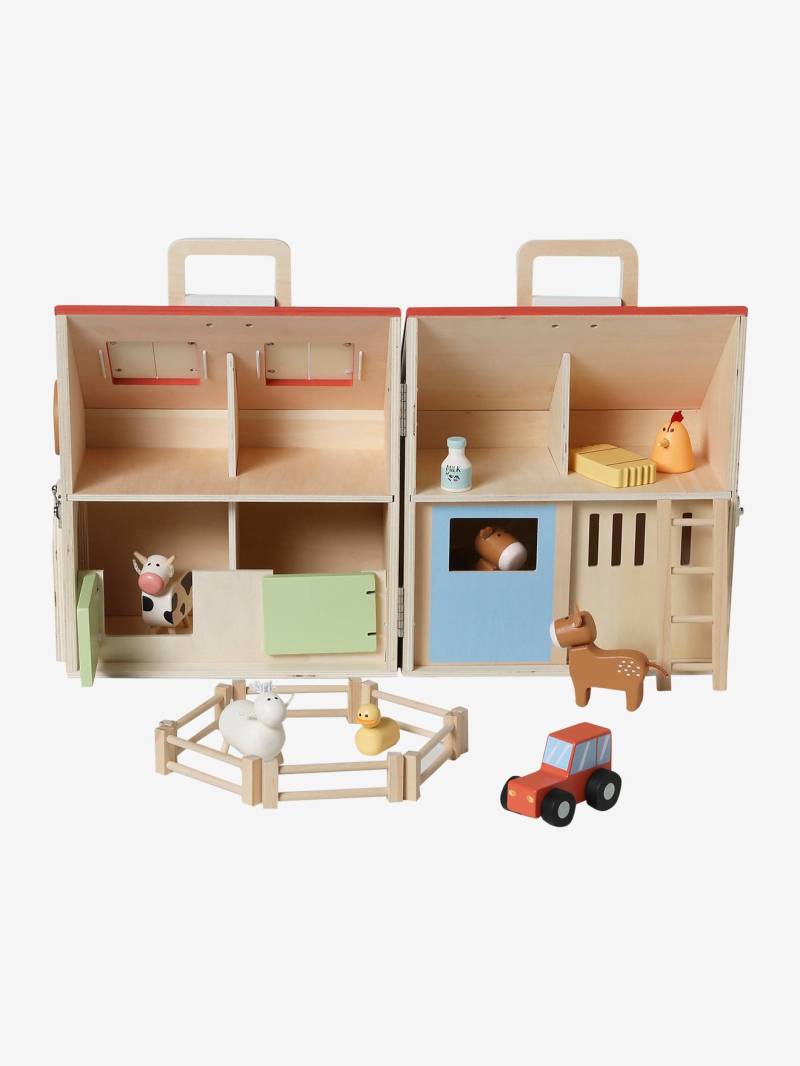 Bauernhof aus Holz mit Zubehör aus FSC®-Holz von Vertbaudet