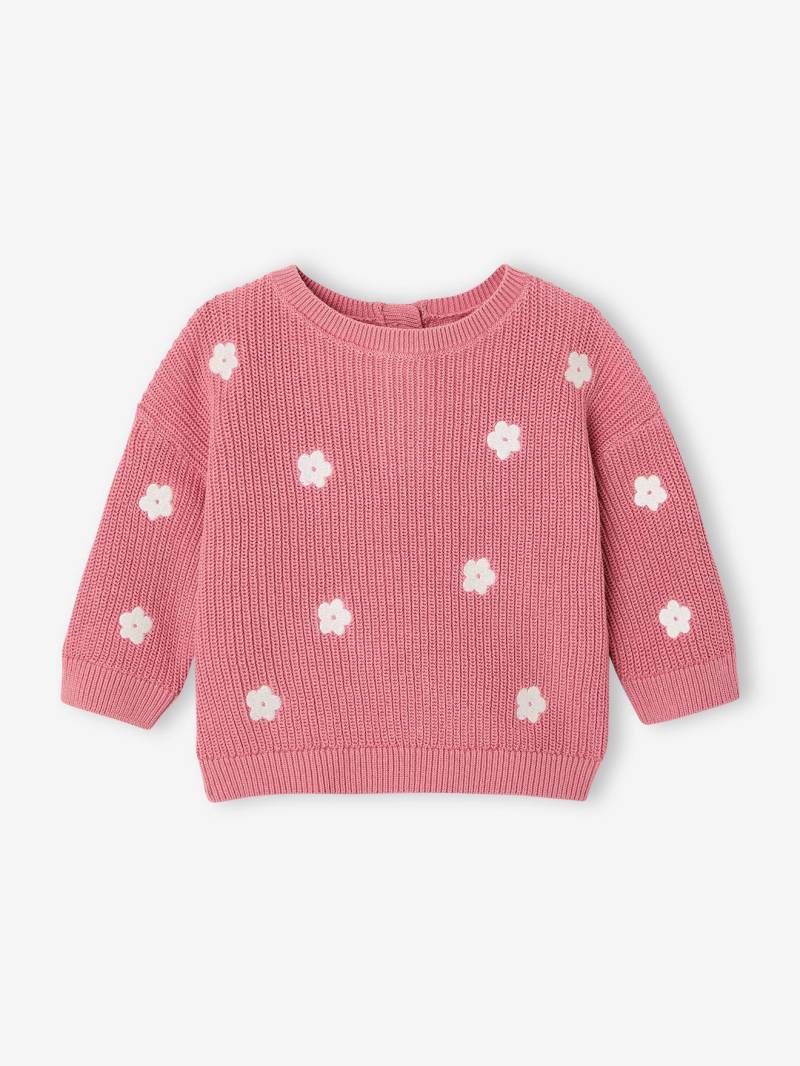 Bestickter Baby Pullover von Vertbaudet