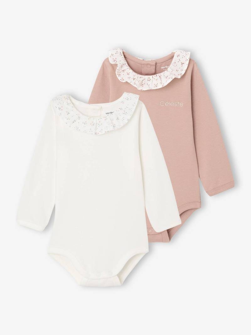 Bio-Kollektion: 2er-Pack Baby Bodys mit von Vertbaudet