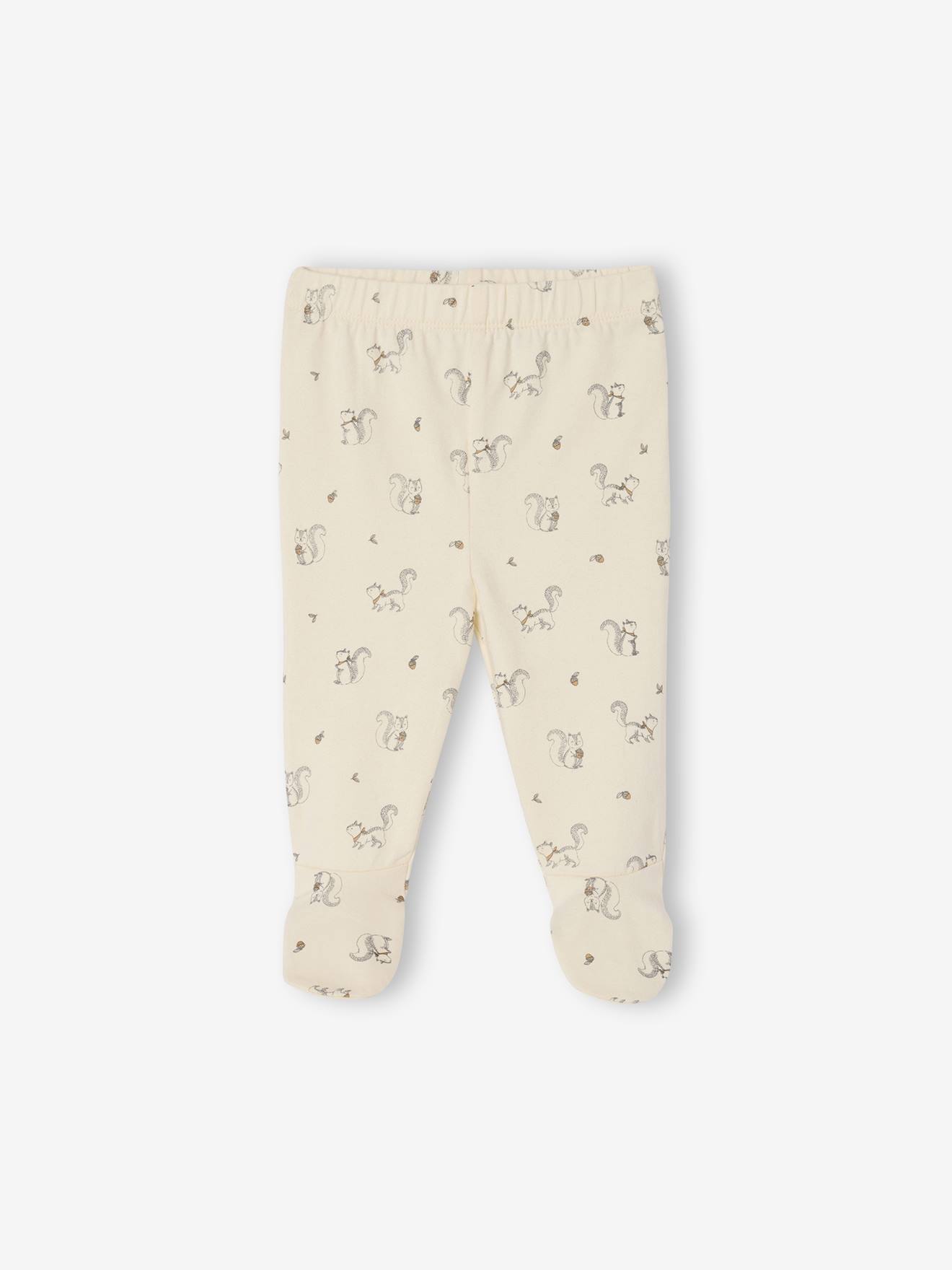 Bio-Kollektion: 2er-Pack Baby Jersey-Hosen mit Fuß Bio-Kollektion: 2er-Pack Baby Jersey-Hosen mit Fuß von Vertbaudet