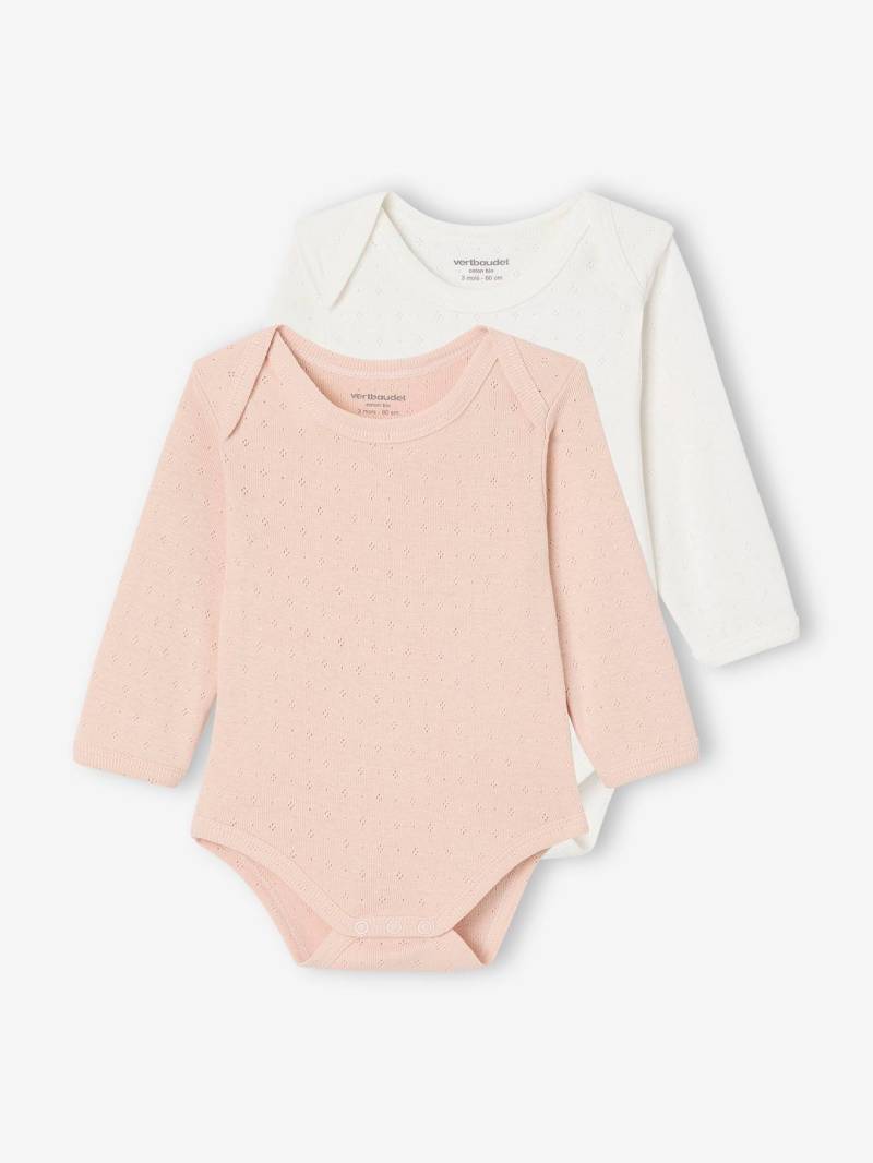 Bio-Kollektion: 2er-Pack Baby Langarmbodys mit von Vertbaudet