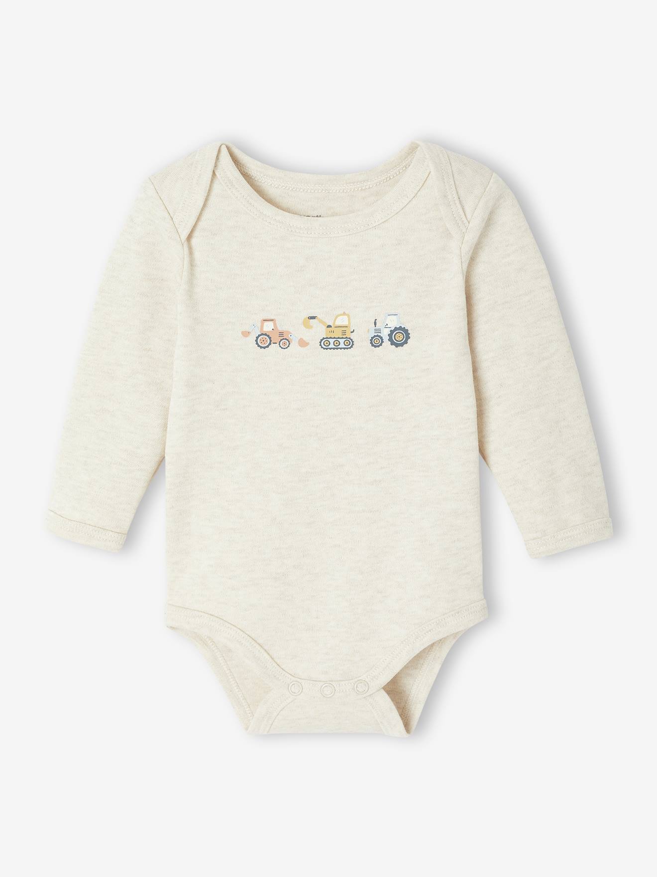 Bio-Kollektion: 3er-Pack Baby Bodys in Schlupfform Bio-Kollektion: 3er-Pack Baby Bodys in Schlupfform von Vertbaudet