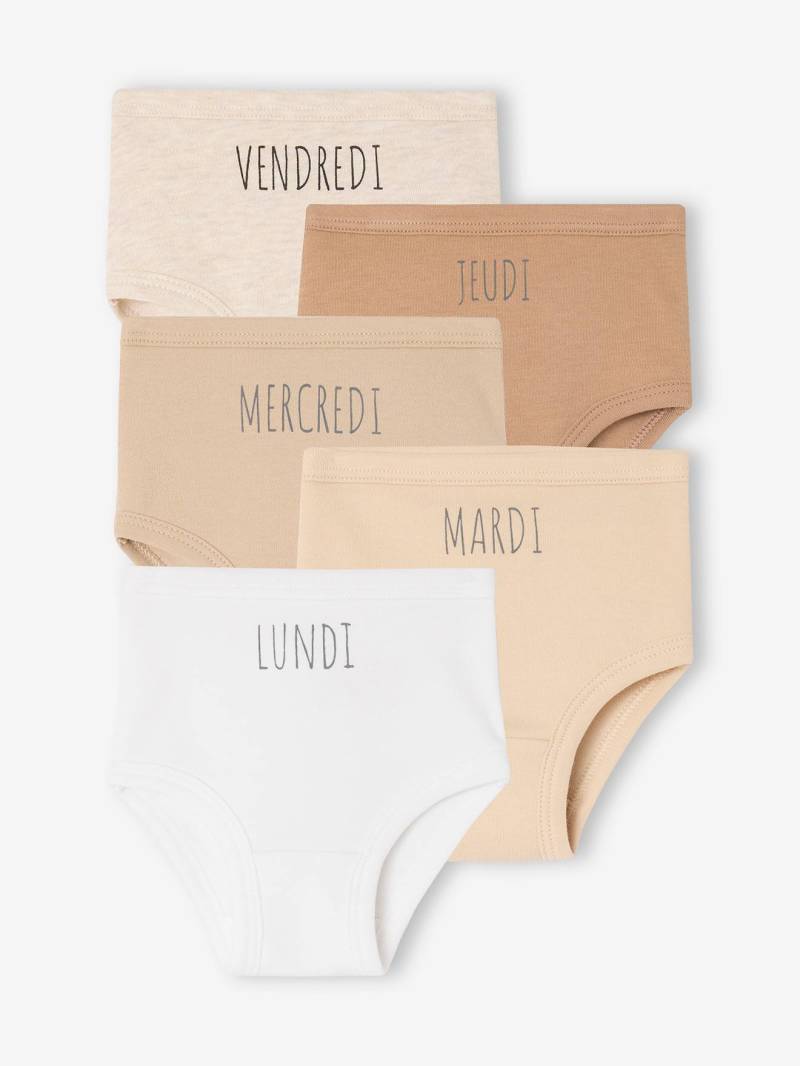 Bio-Kollektion: 5er-Pack Baby Slips BASIC set von Vertbaudet