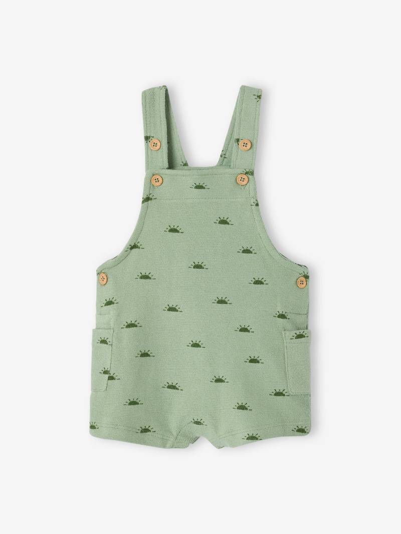 Bio-Kollektion: Baby Latzshorts aus weicher Sweatware von Vertbaudet