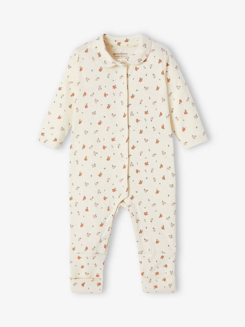 Bio-Kollektion: Baby Strampler mit variablen Füßen von Vertbaudet