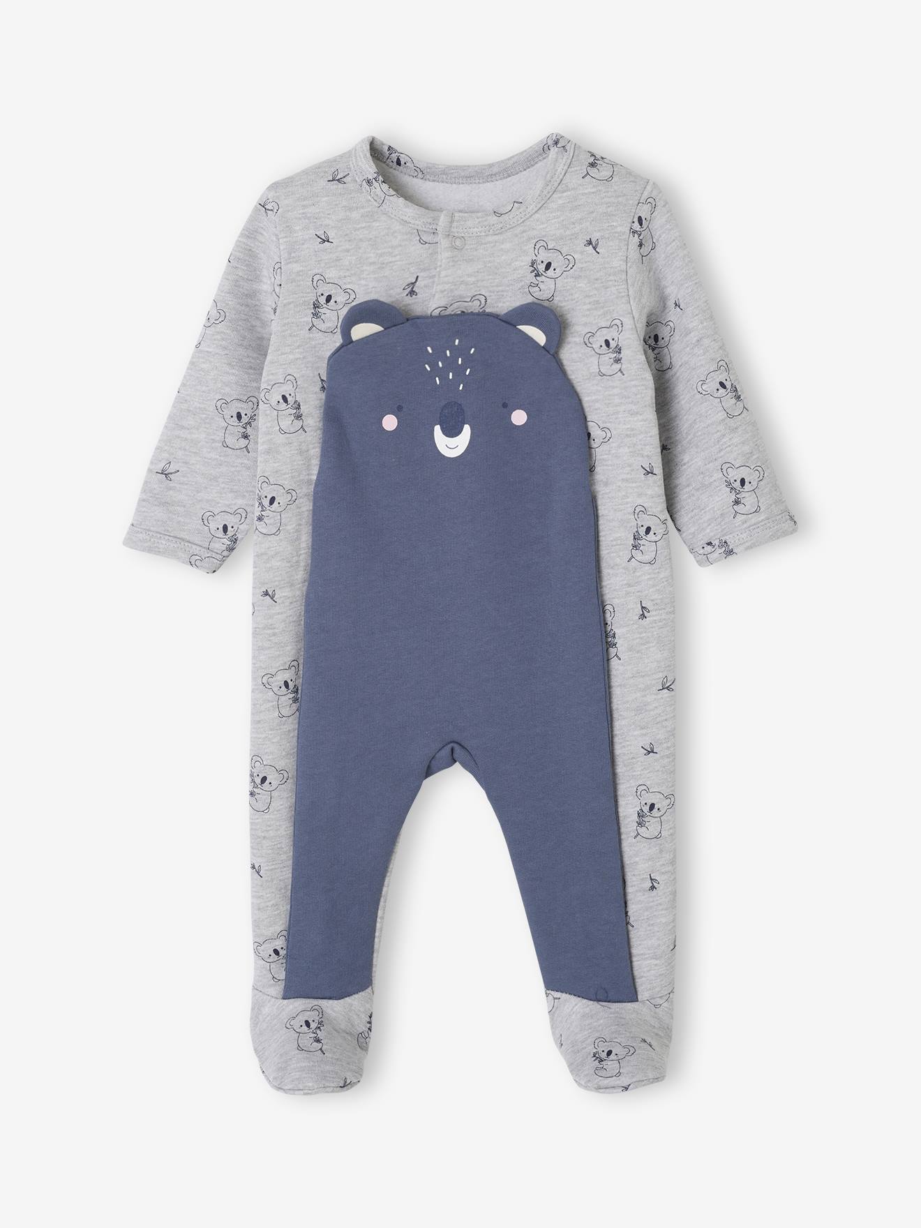Bio-Kollektion: Baby Sweat-Strampler mit Koala-Motiv Bio-Kollektion: Baby Sweat-Strampler mit Koala-Motiv von Vertbaudet