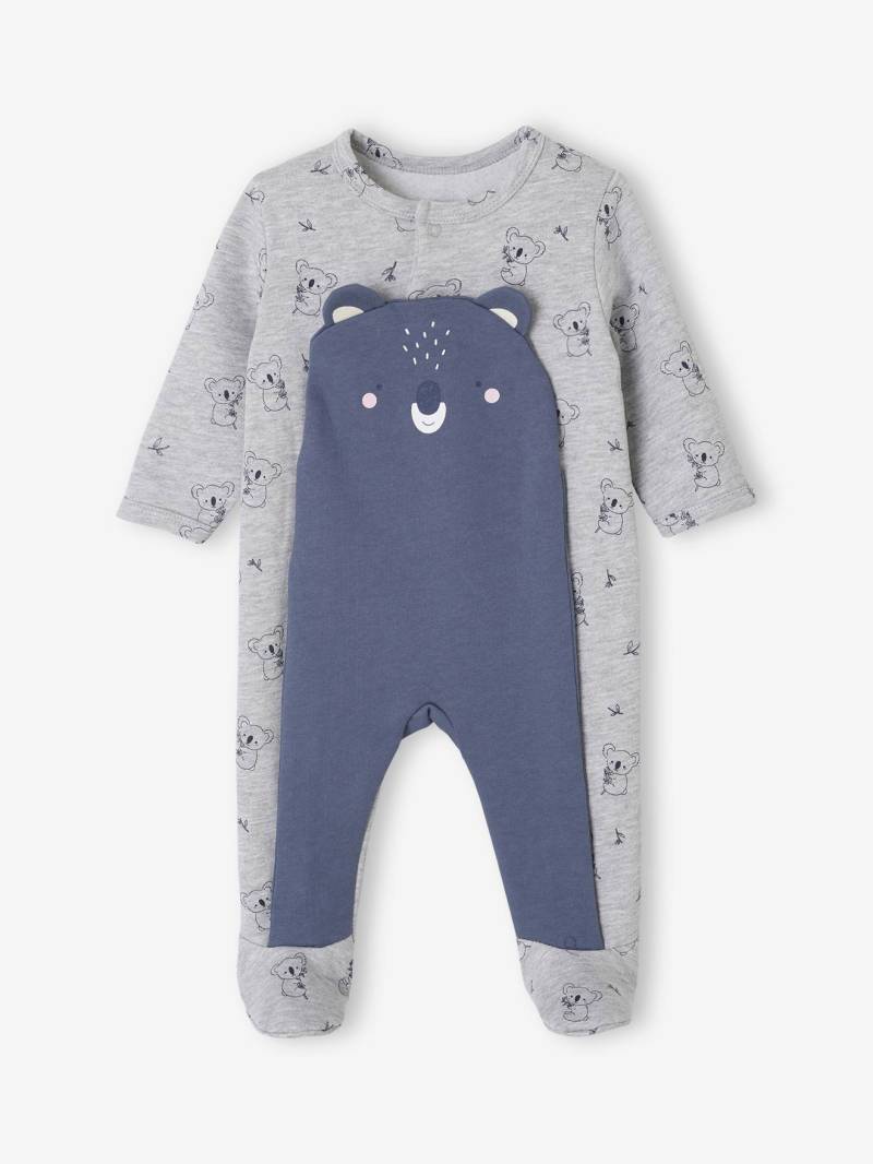 Bio-Kollektion: Baby Sweat-Strampler mit Koala-Motiv von Vertbaudet