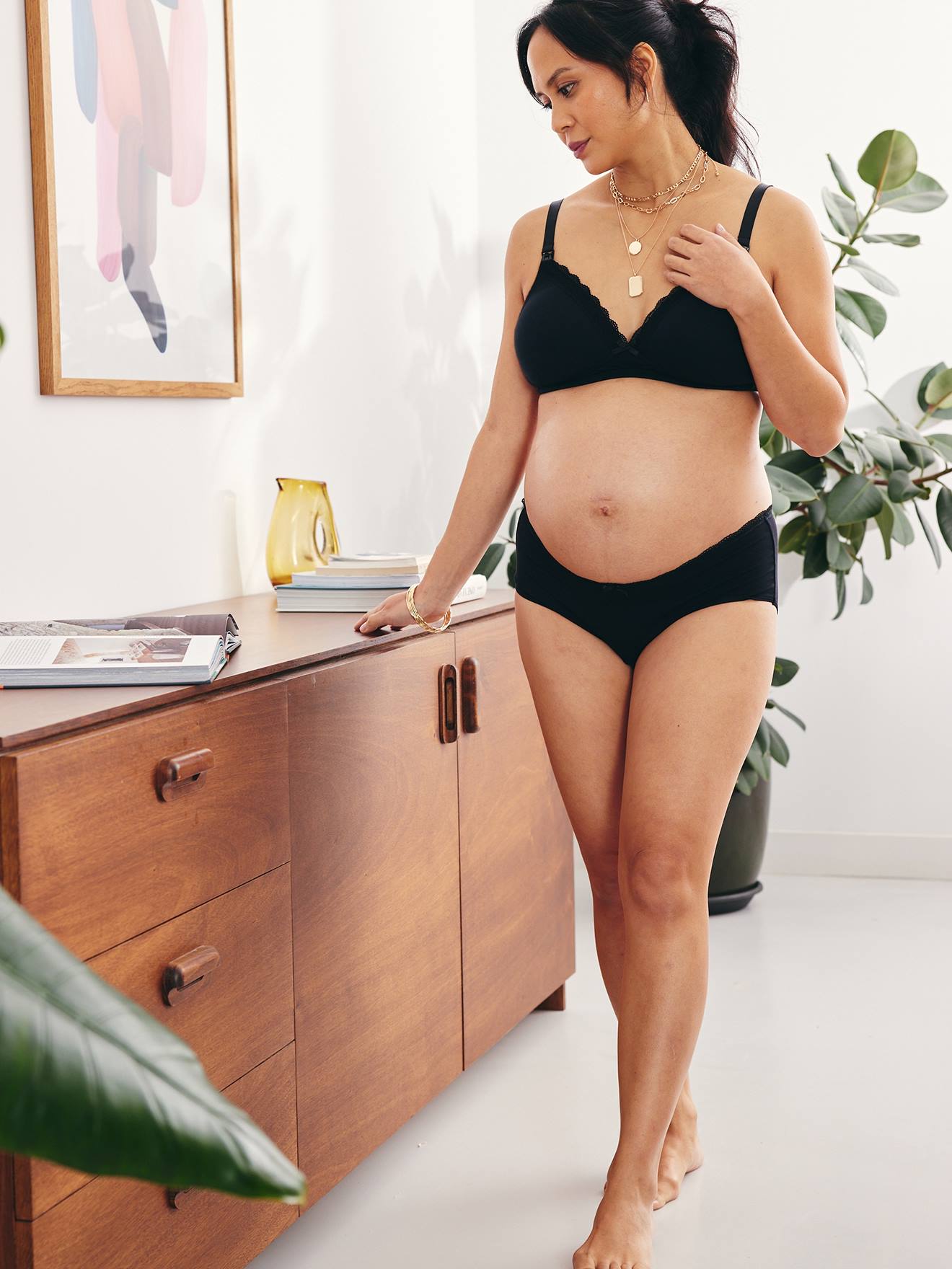 Bio-Kollektion: Bügelloser Still-BH mit Padding von Vertbaudet