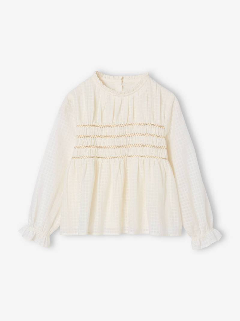 Bluse gesmockt für Weihnachten Bluse gesmockt für Weihnachten von Vertbaudet