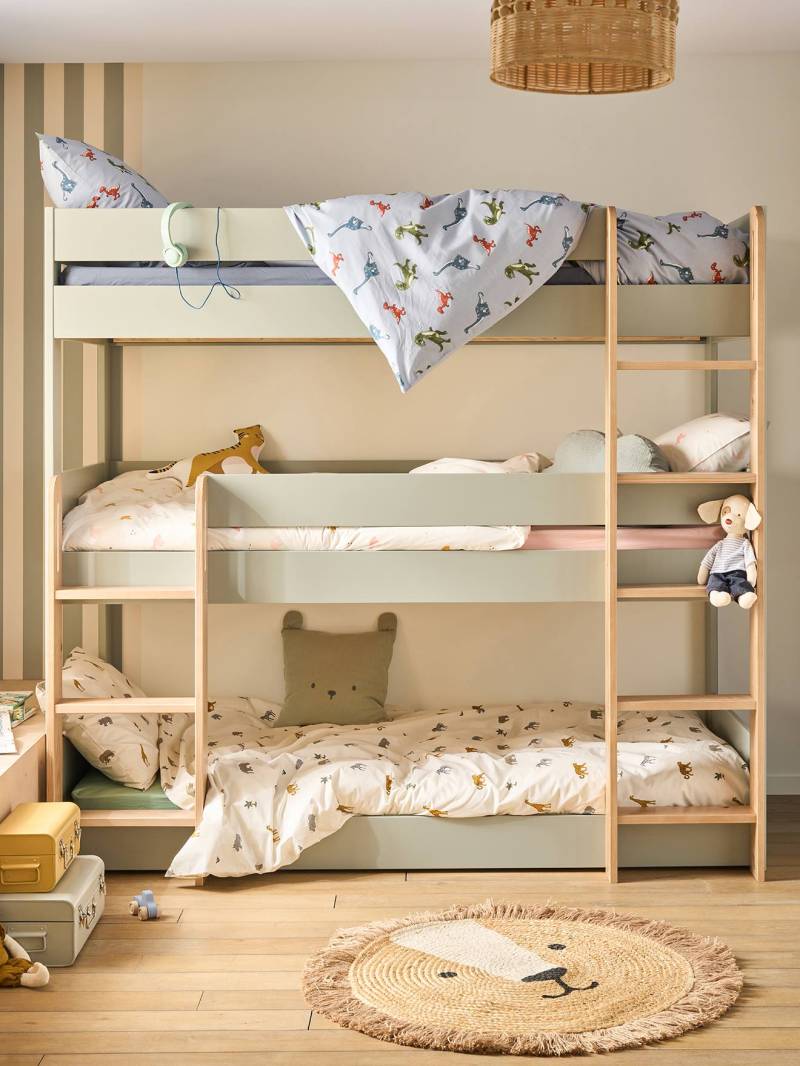 Etagenbett COMPLICE mit 3 Ebenen 90x200 cm von Vertbaudet