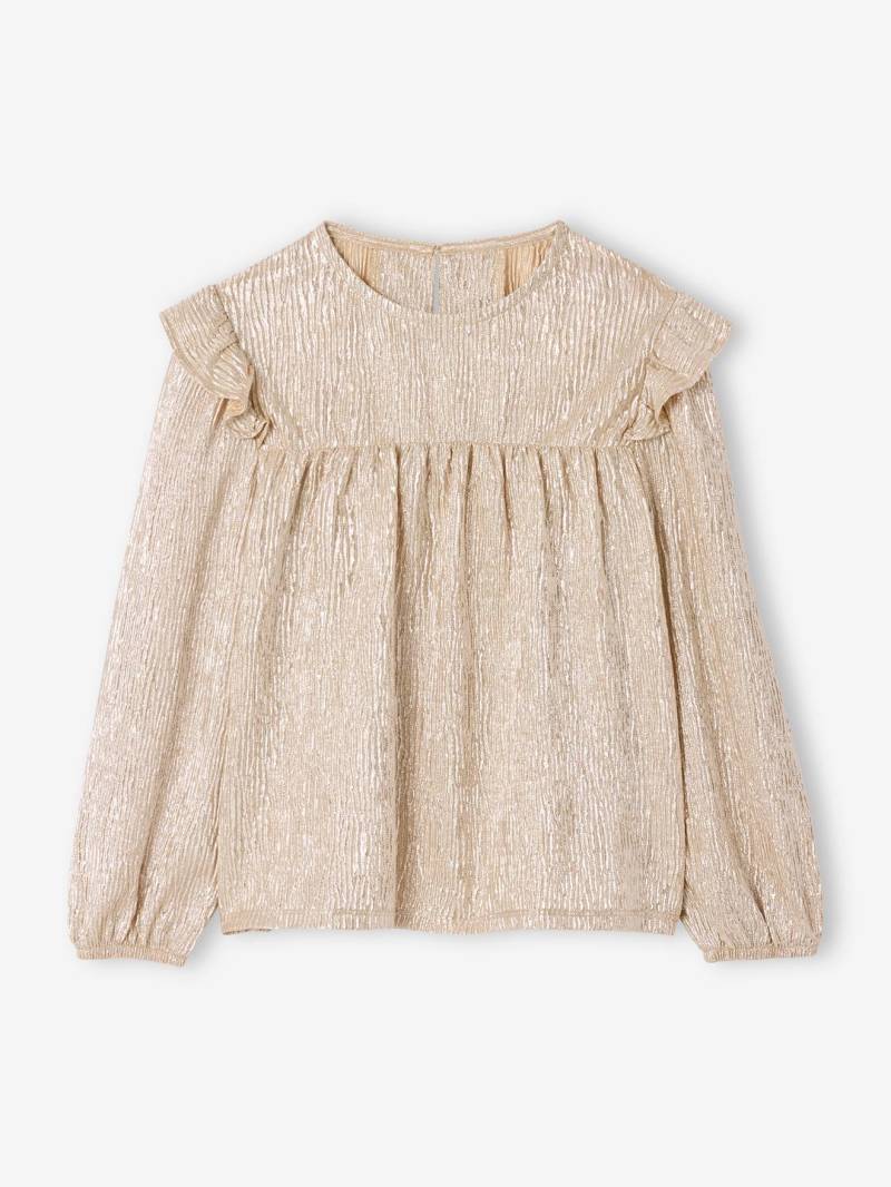 Festliche Mädchenbluse aus Lamé von Vertbaudet