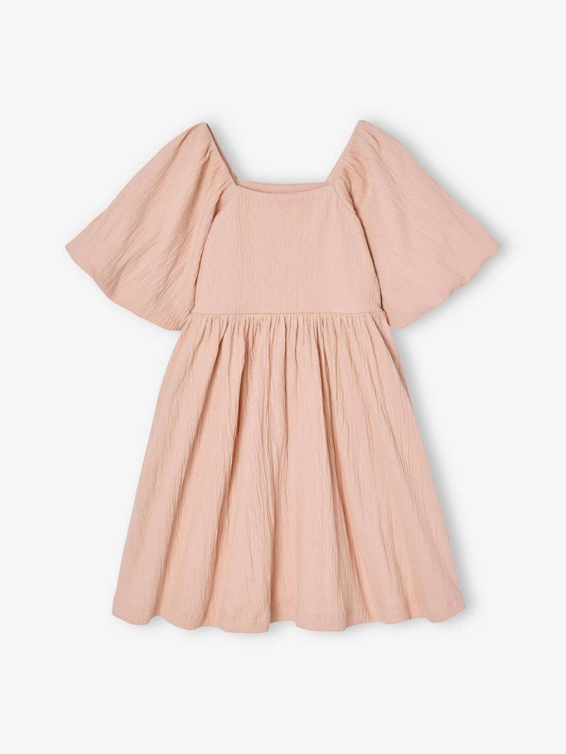 Festliches Mädchen Kleid mit Reliefstruktur hell von Vertbaudet