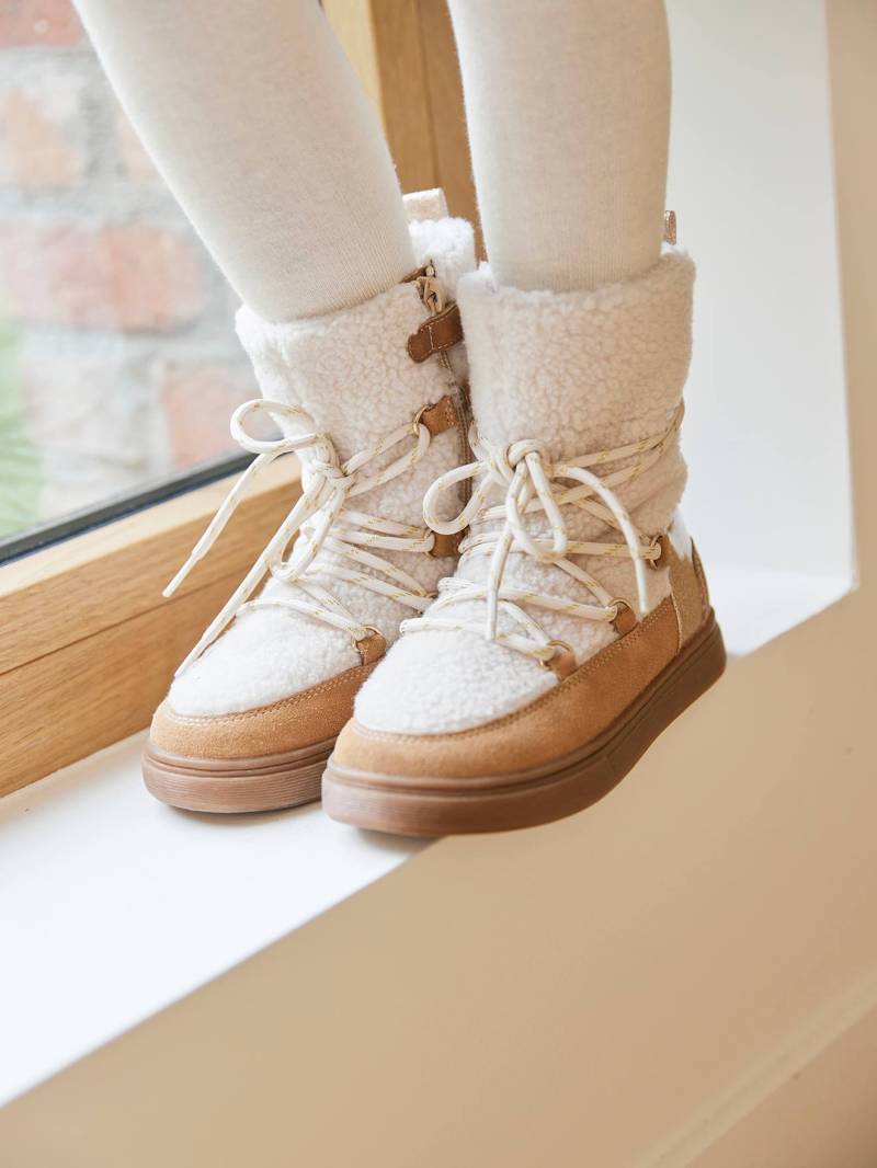 Gefütterte Kinder Boots mit Glitzerdetails von Vertbaudet