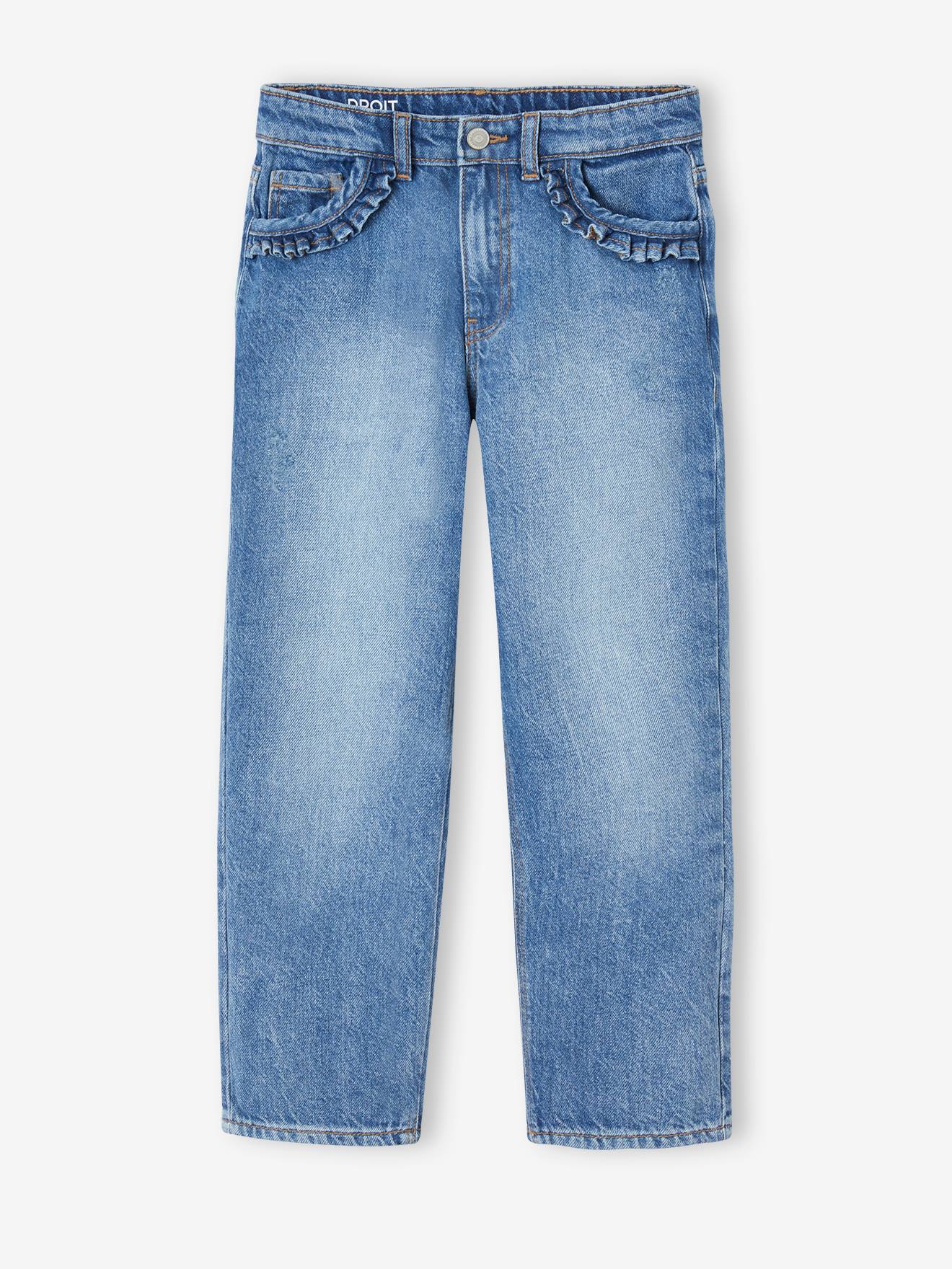 Gerade Mädchen Jeans von Vertbaudet