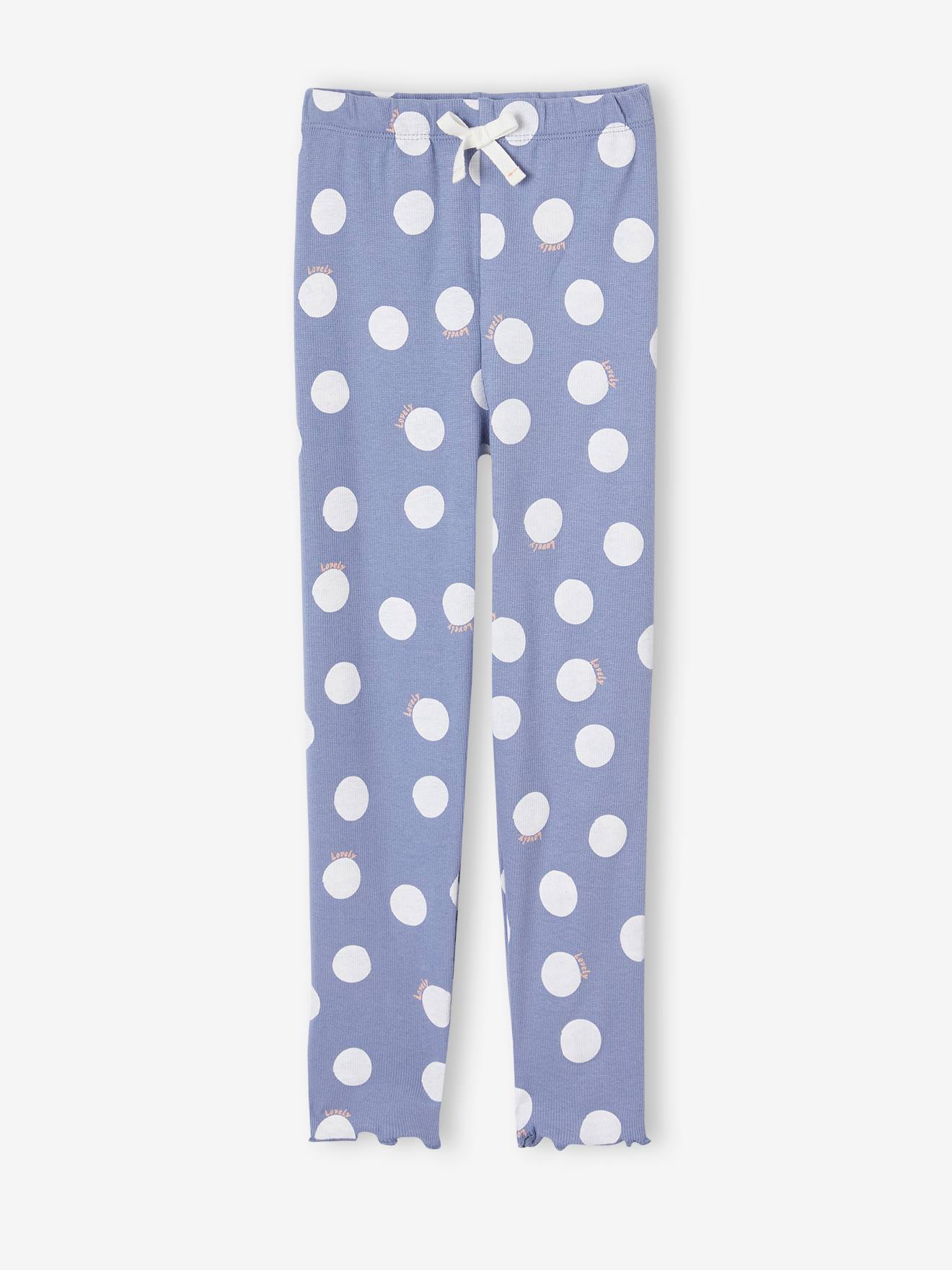 Gerippte Mädchen Leggings Oeko-Tex von Vertbaudet