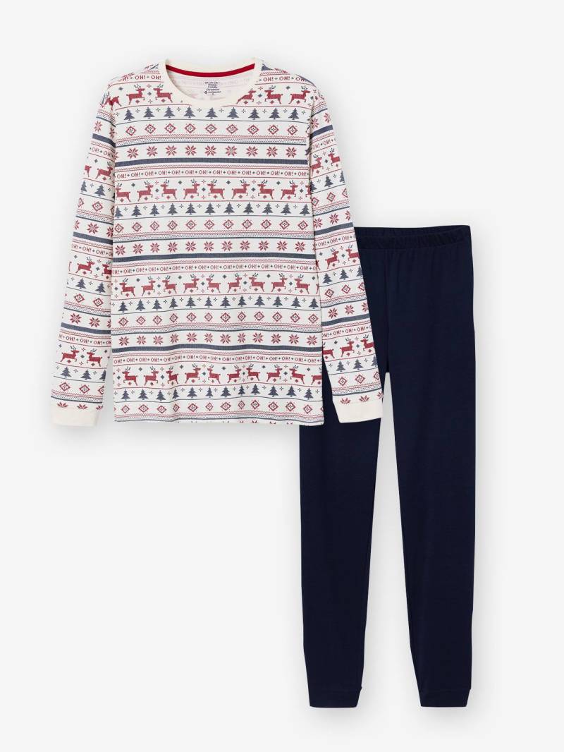 Herren Weihnachts-Schlafanzug Capsule Collection FAMILY HOHOHO von Vertbaudet