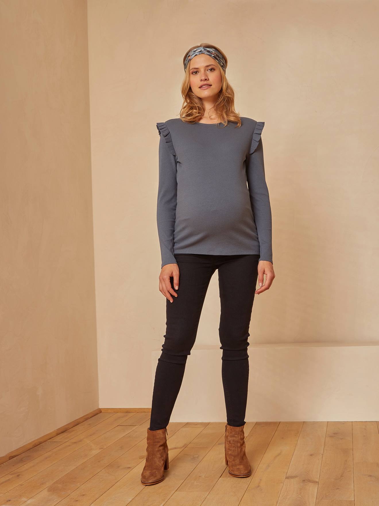 Jeans-Treggings für die Schwangerschaft Jeans-Treggings für die Schwangerschaft von Vertbaudet