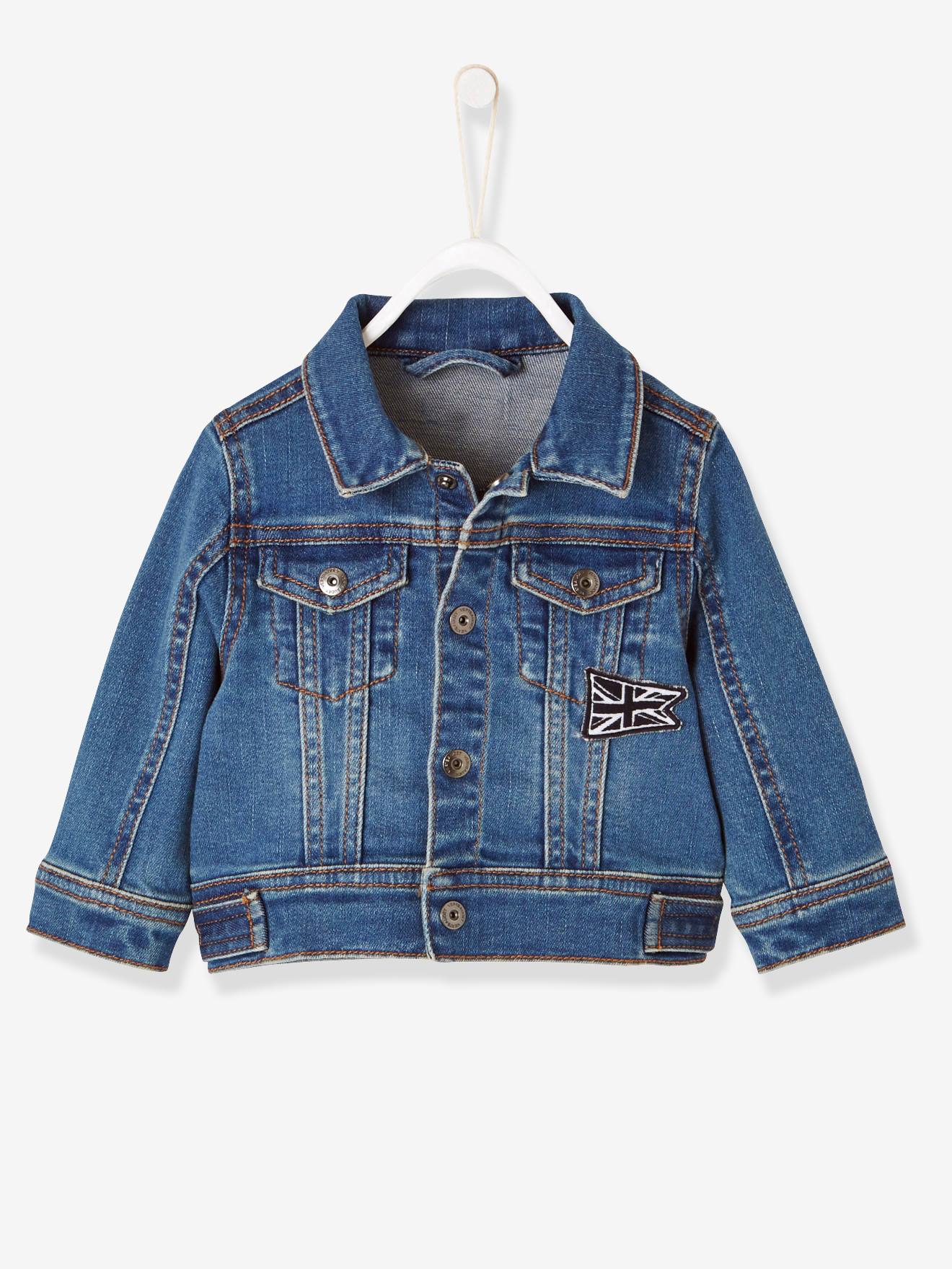 Jeansjacke für Baby Jungen von Vertbaudet