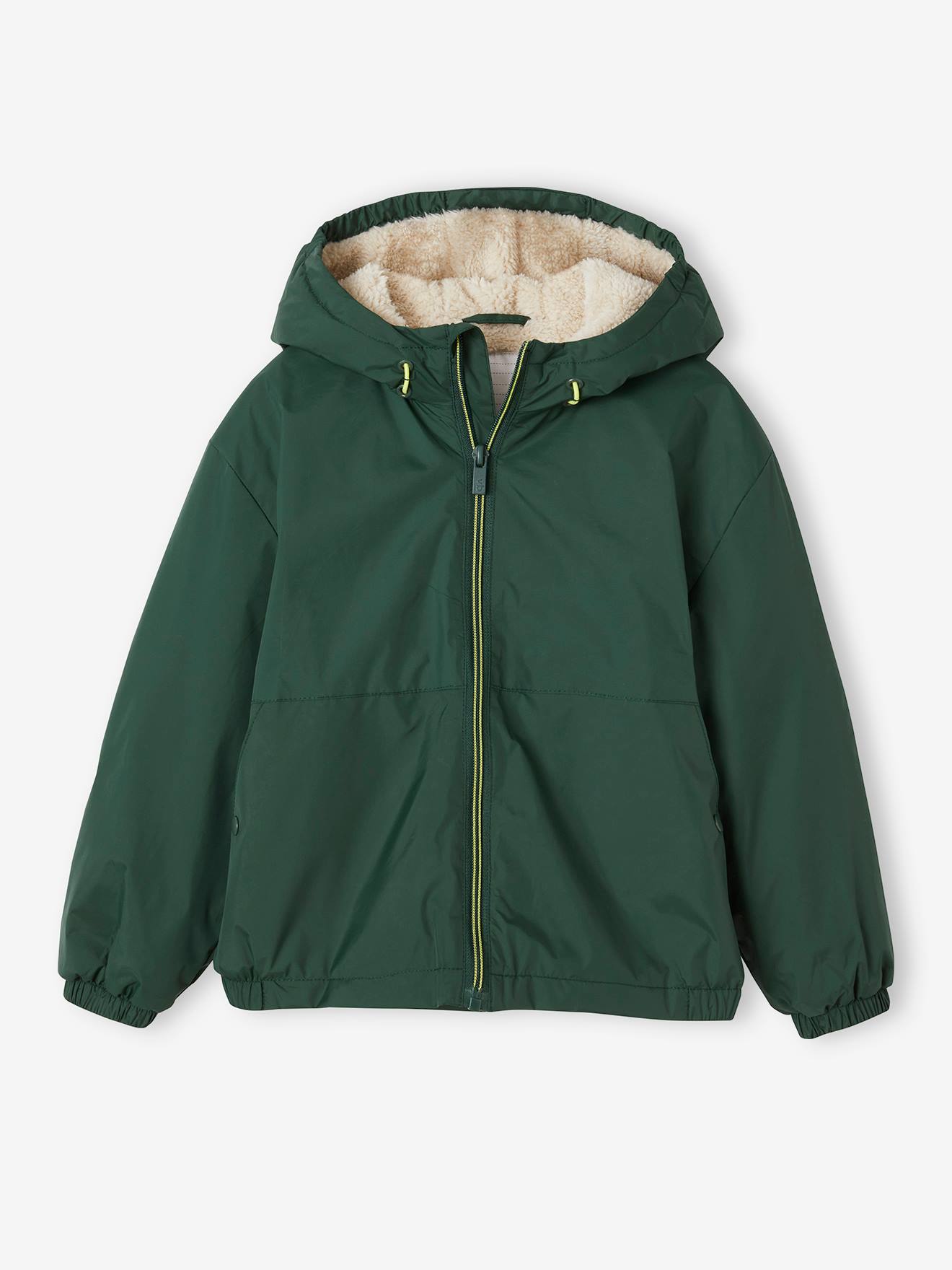 Jungen Anorak mit Teddyfleece-Futter von Vertbaudet