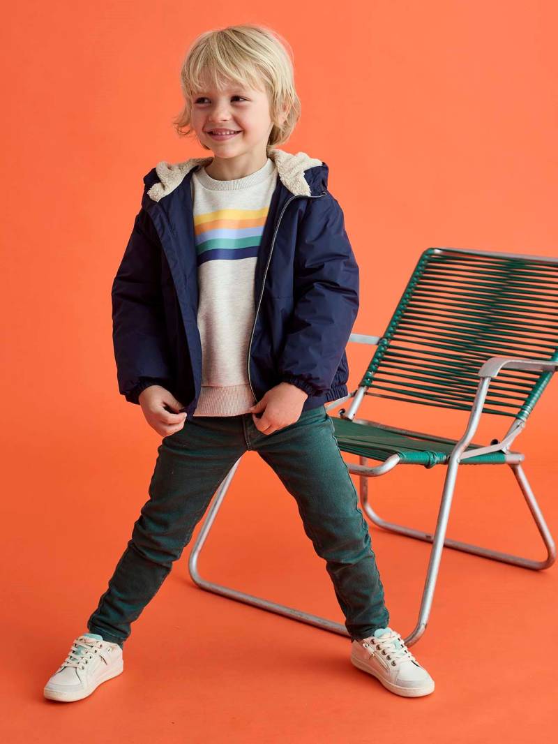 Jungen Anorak mit Teddyfleece-Futter von Vertbaudet