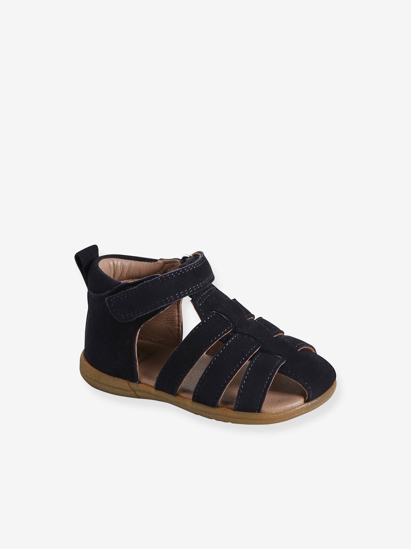 Jungen Baby Lauflern-Sandalen von Vertbaudet