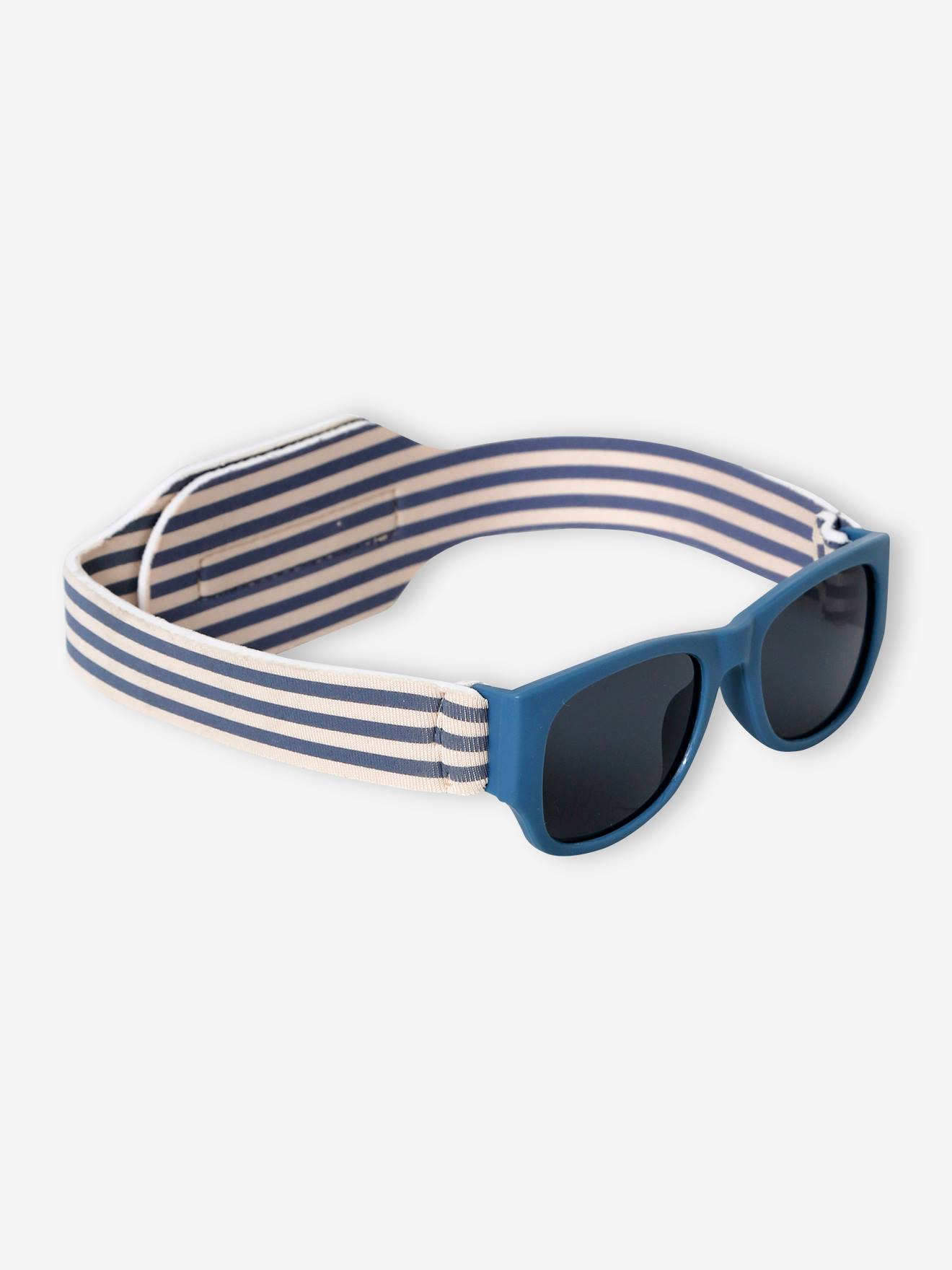 Jungen Baby Sonnenbrille mit Klettband von Vertbaudet