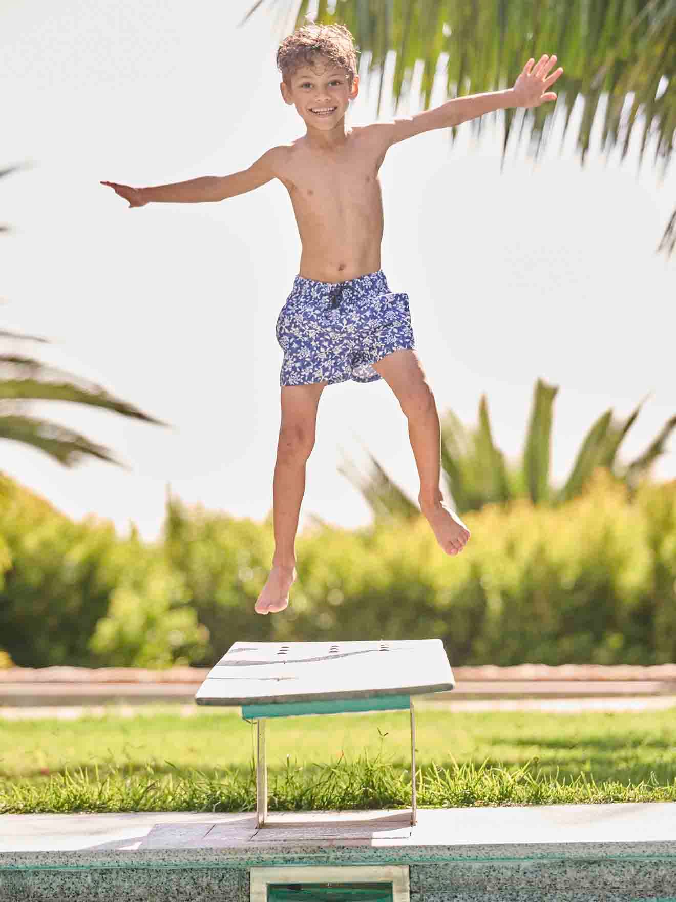 Capsule Bademode Team Familie: Jungen Badeshorts Oeko-Tex von Vertbaudet