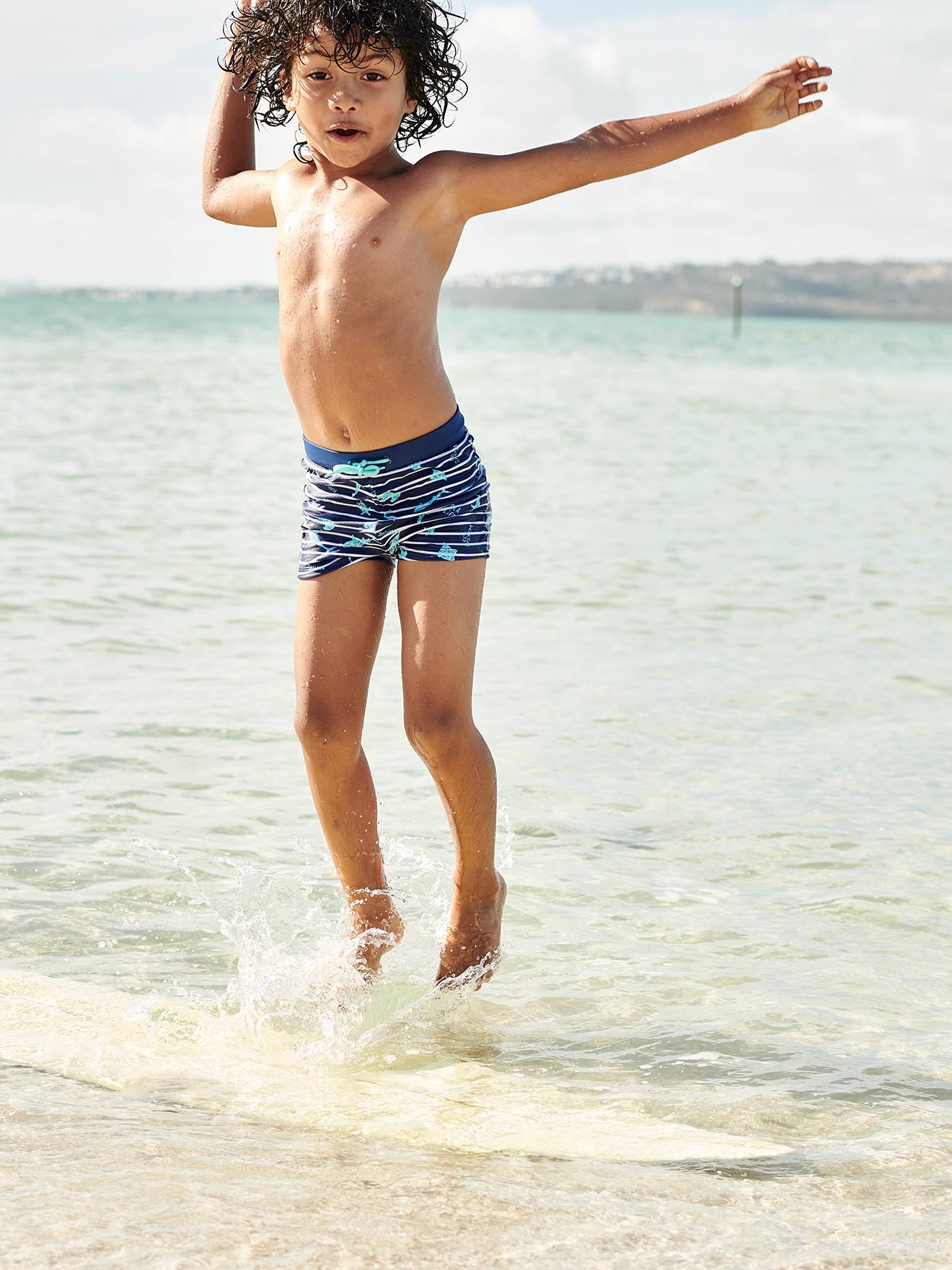 Jungen Badeshorts Oeko-Tex von Vertbaudet