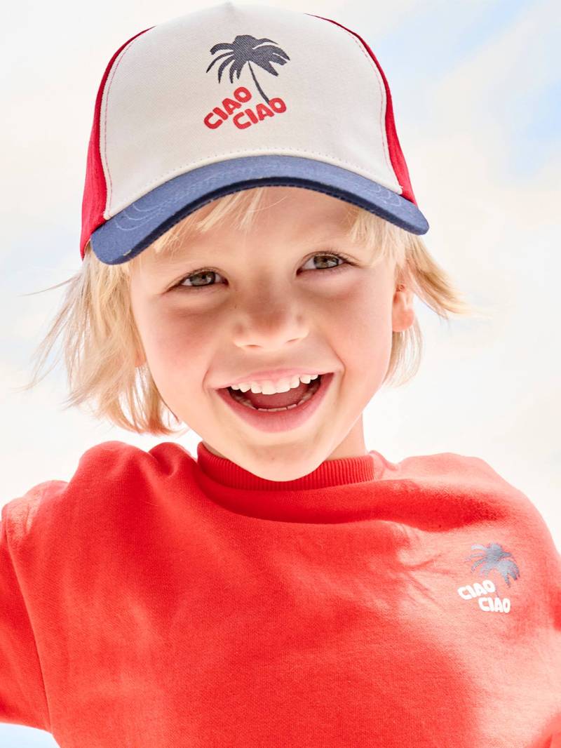 Jungen Basecap mit Print vorn von Vertbaudet