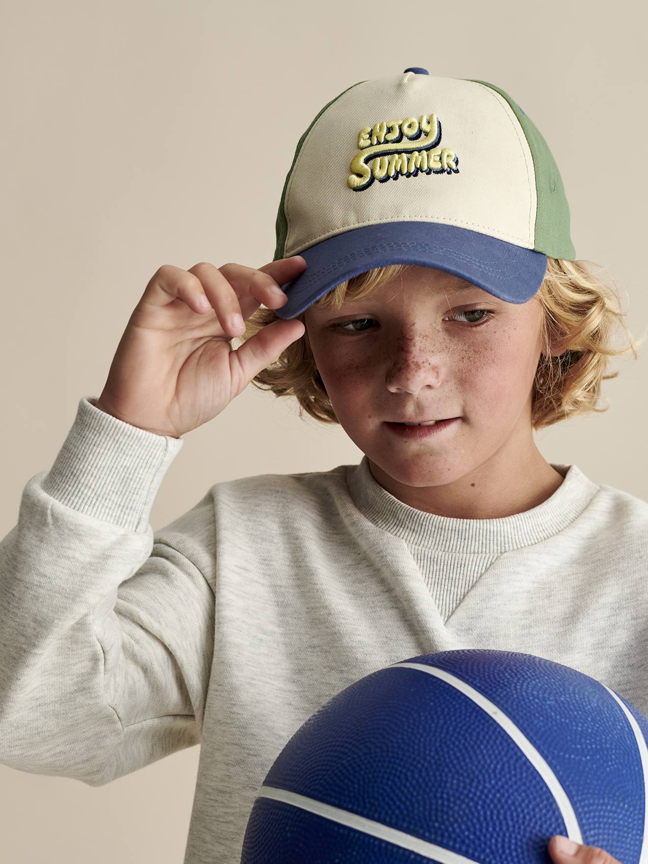 Jungen Cap Enjoy Summer von Vertbaudet