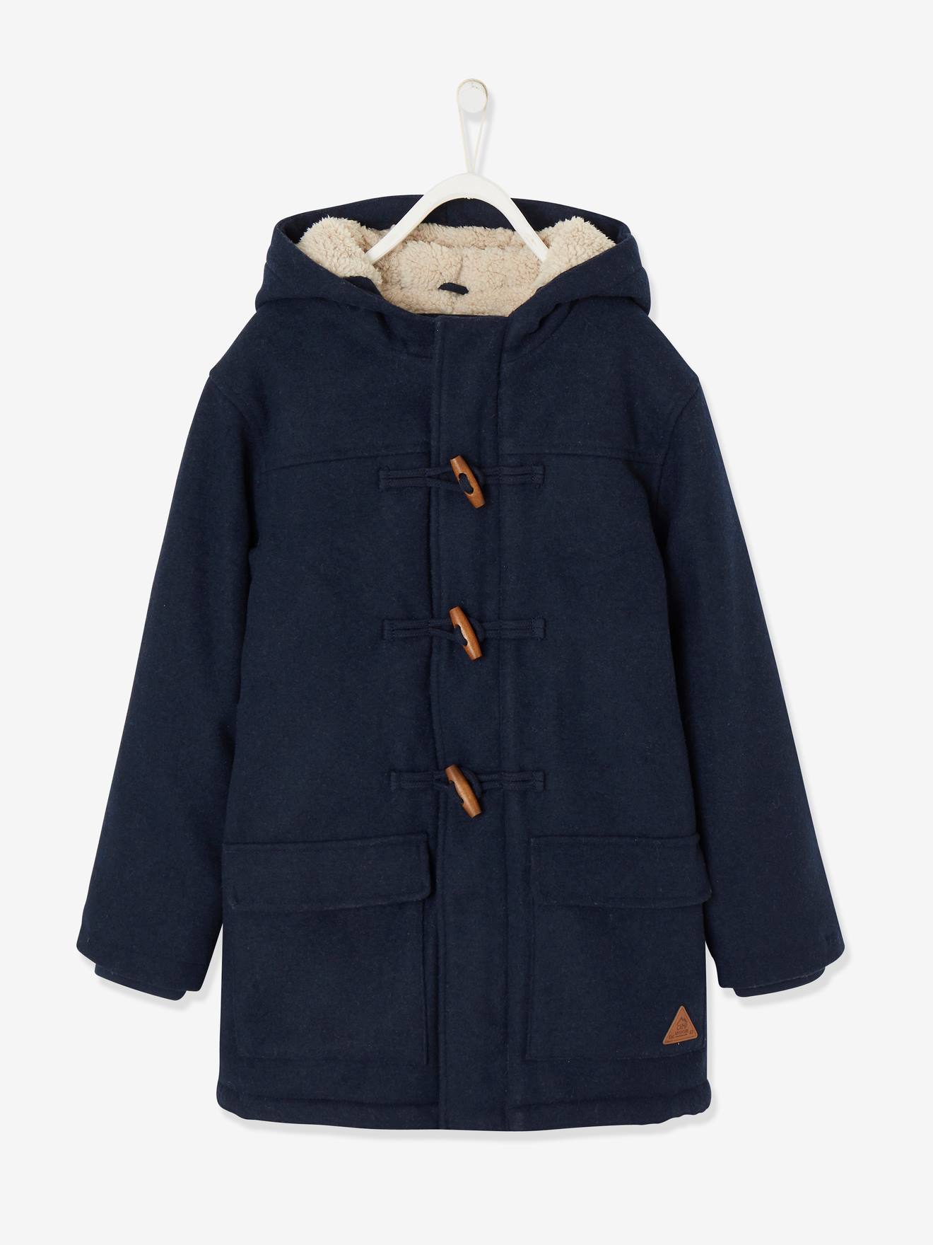 Jungen Dufflecoat mit Teddyfleece-Futter von Vertbaudet