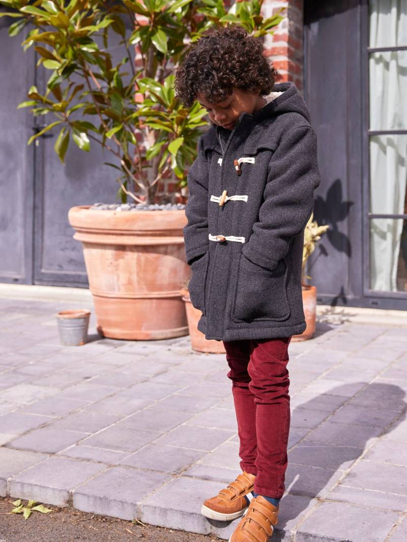 Jungen Dufflecoat mit Teddyfleece und Recycling-Wattierung von Vertbaudet