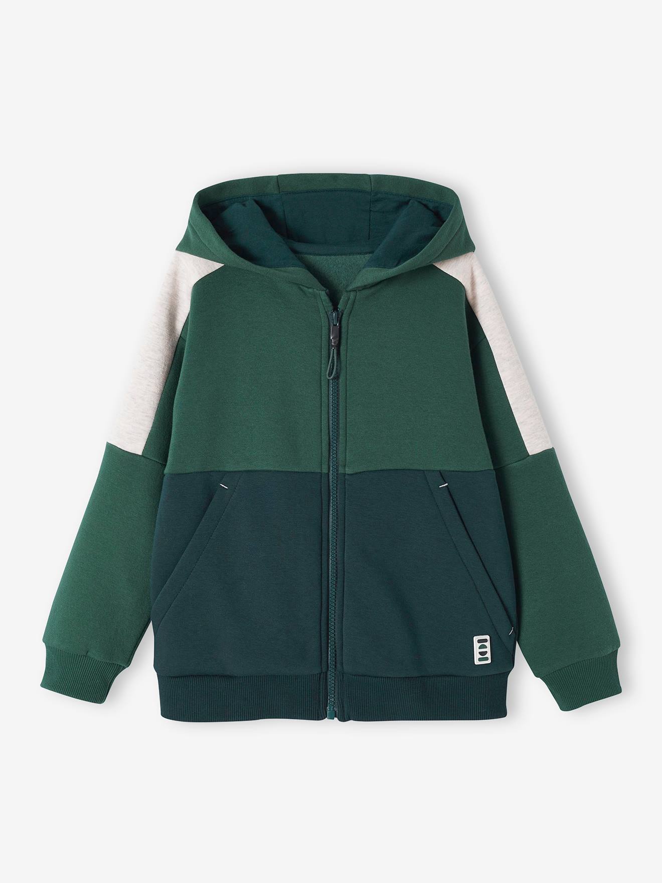 Jungen Kapuzensweatjacke Oeko-Tex n von Vertbaudet