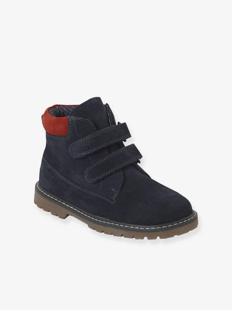 Jungen Leder-Boots mit Klettverschluss Jungen Leder-Boots mit Klettverschluss von Vertbaudet