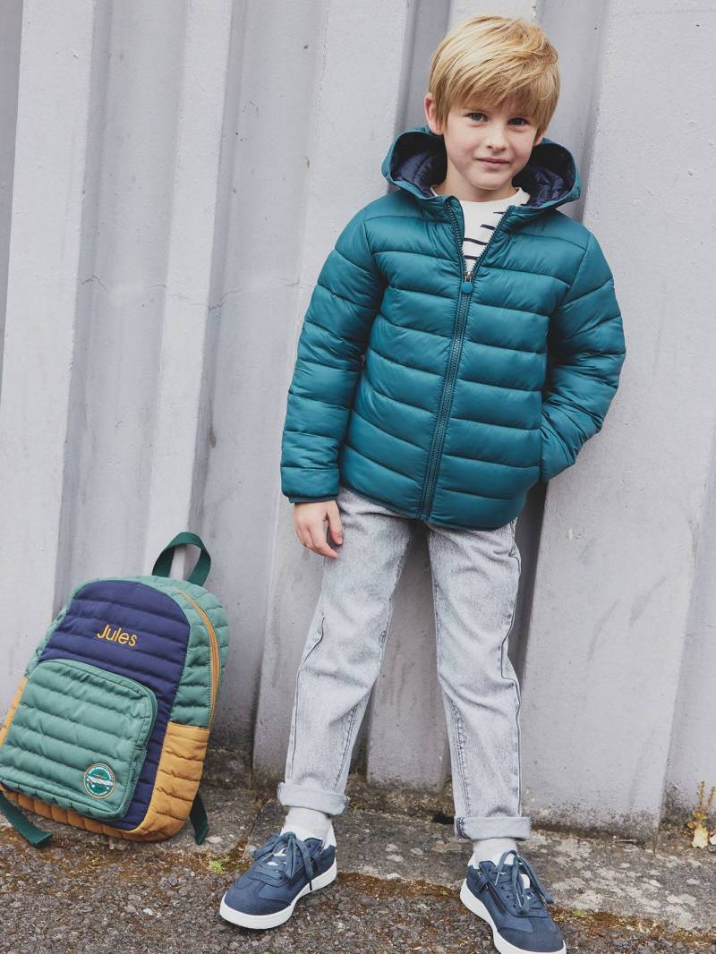 Jungen Light-Steppjacke mit Kapuze und Recycling-Polyester von Vertbaudet