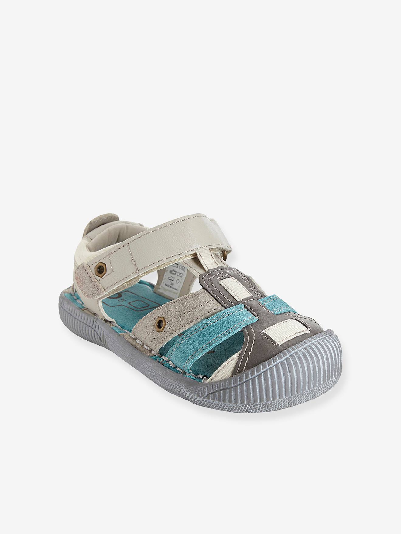 Jungen Sandalen mit Anziehtrick von Vertbaudet