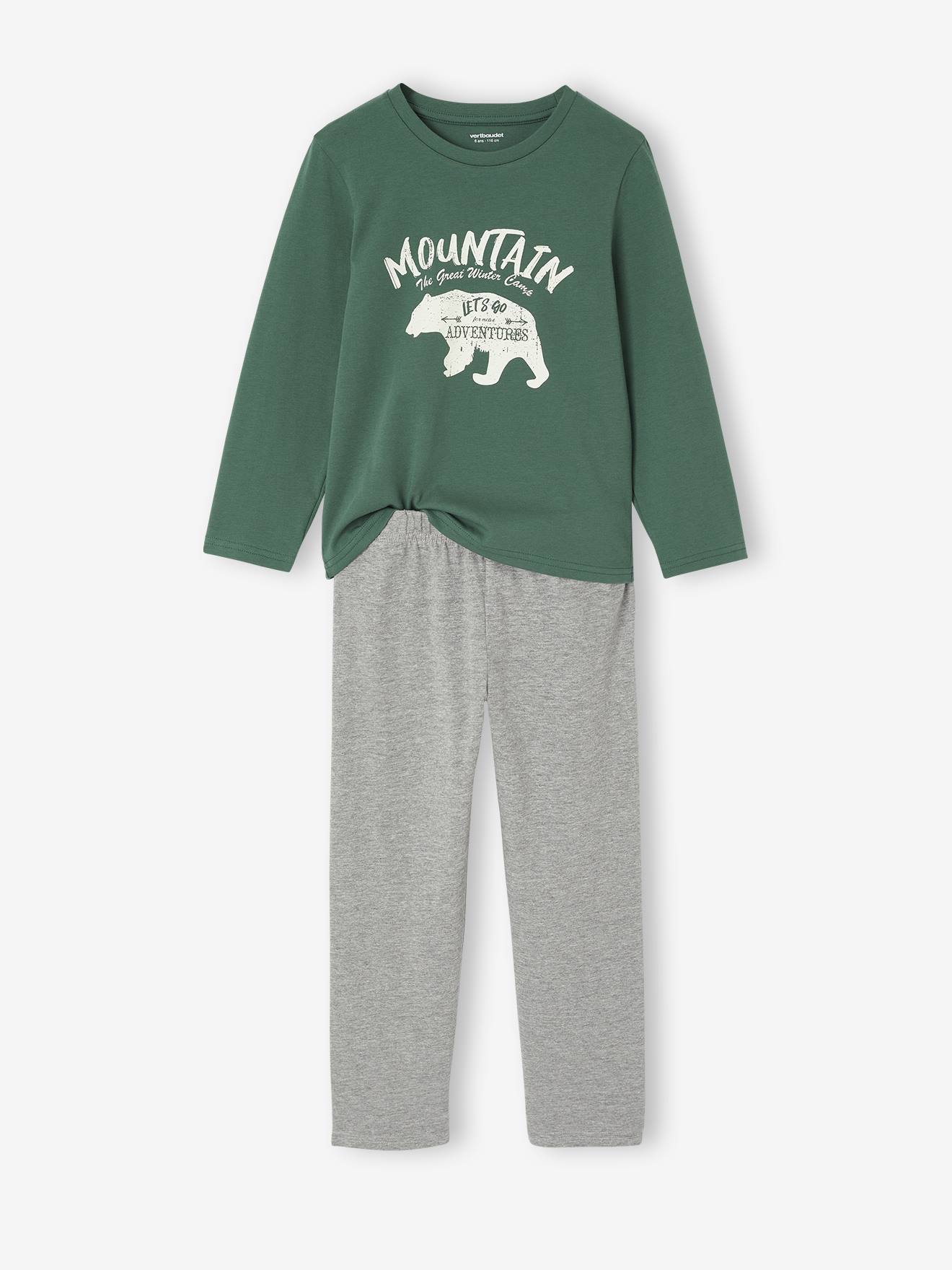 Jungen Schlafanzug BASIC mit Bärenprint und Recycling-Baumwolle Jungen Schlafanzug BASIC mit Bärenprint und Recycling-Baumwolle von Vertbaudet