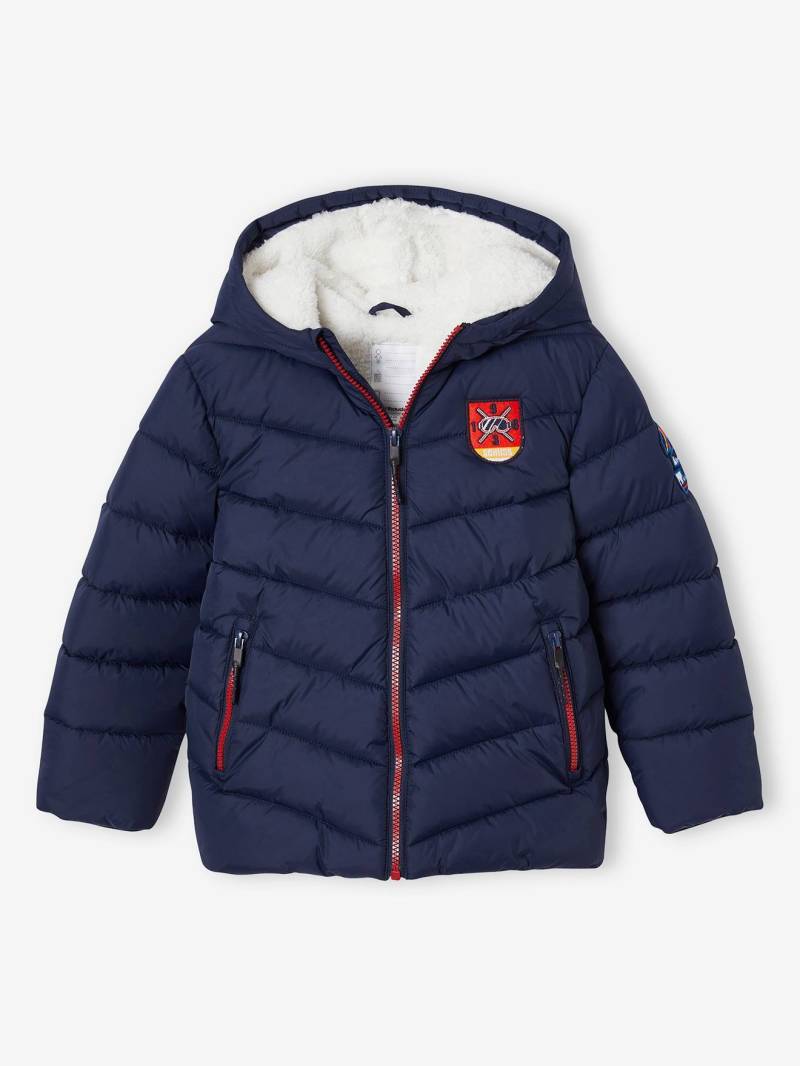 Jungen Skijacke mit Fleecefutter und Recycling-Polyester von Vertbaudet