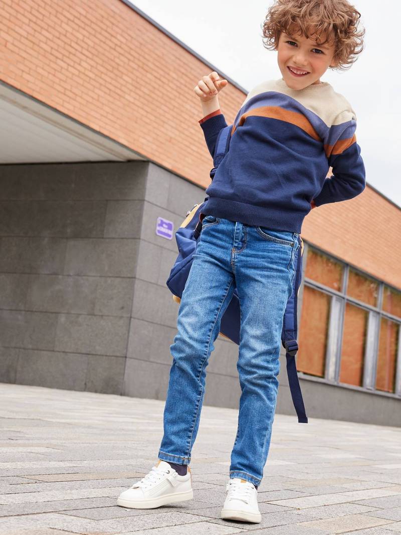 Jungen Slim-Fit-Jeans WATERLESS von Vertbaudet