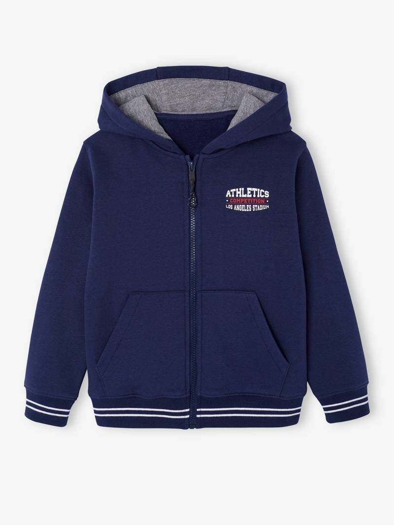 Jungen Sportjacke mit Kapuze und Recycling-Polyester von Vertbaudet