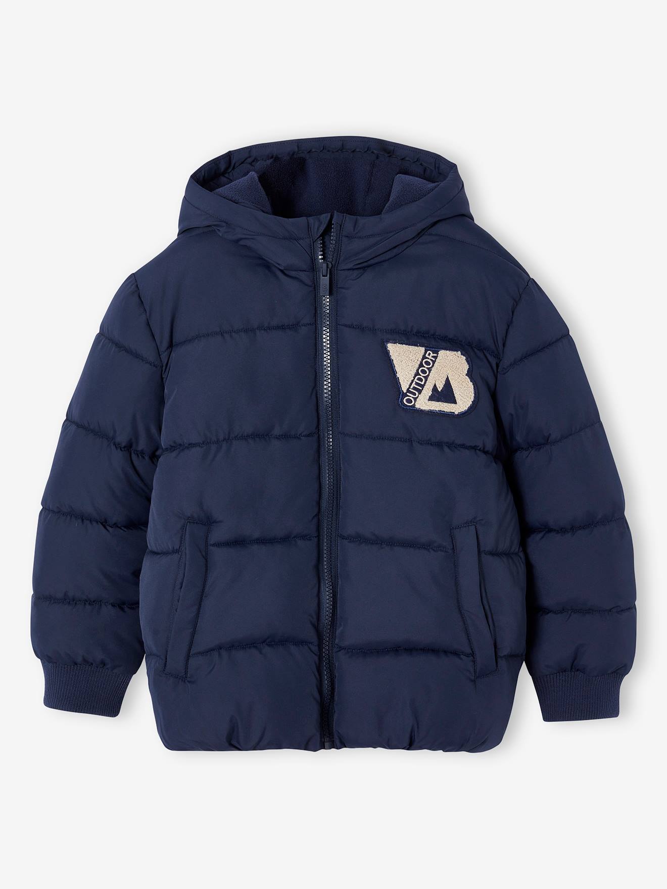 Jungen Steppjacke im College-Stil mit Recycling-Polyester Jungen Steppjacke im College-Stil mit Recycling-Polyester von Vertbaudet