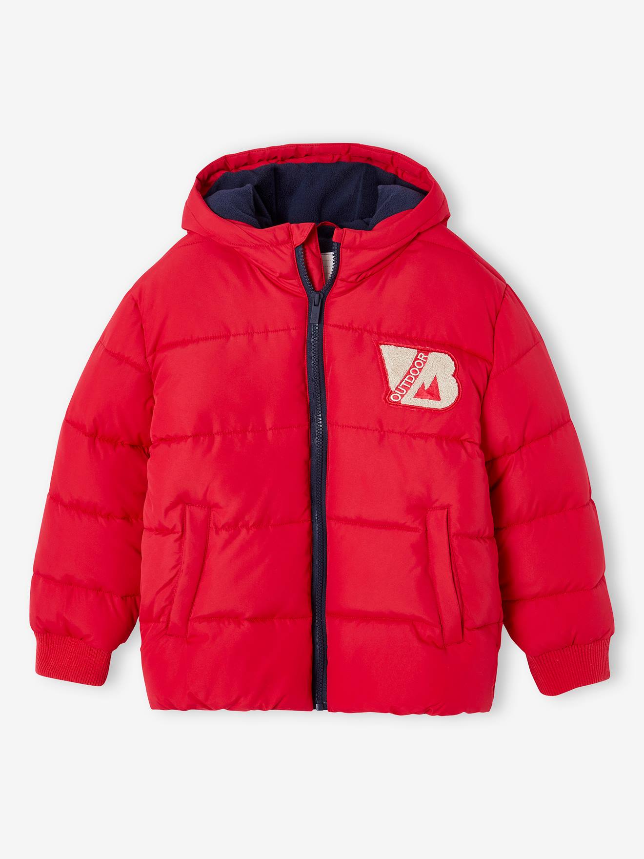 Jungen Steppjacke im College-Stil mit Recycling-Polyester von Vertbaudet